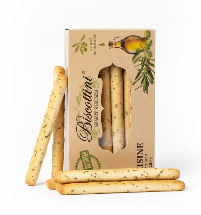Grisine cu ulei de măsline și rozmarin 200gr
