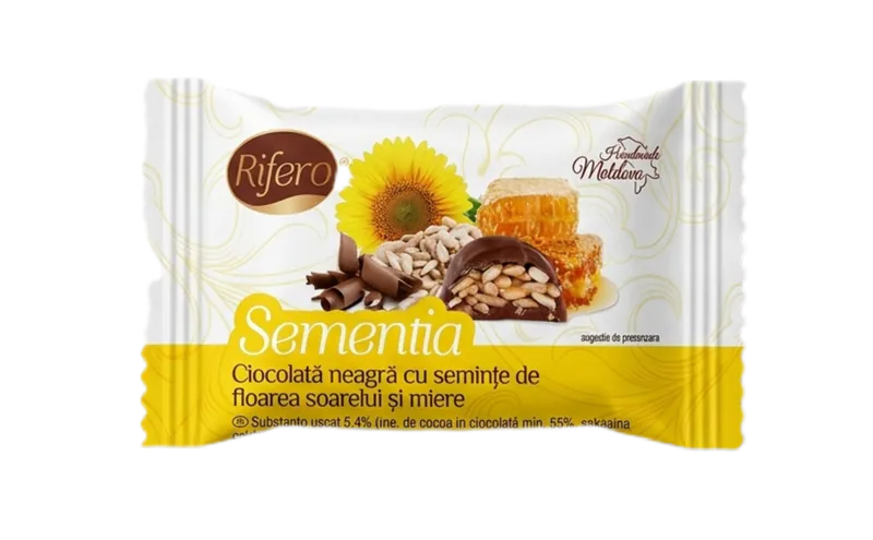 BOMBOANE SEMINTE DE FLOAREA SOARELUI CU MIERE IN CIOCOLATA RIFERO /KG