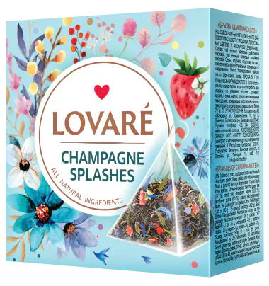 CEAI PIRAMIDE CHAMPAGNE SPLASHES 15*2GR LOVARE