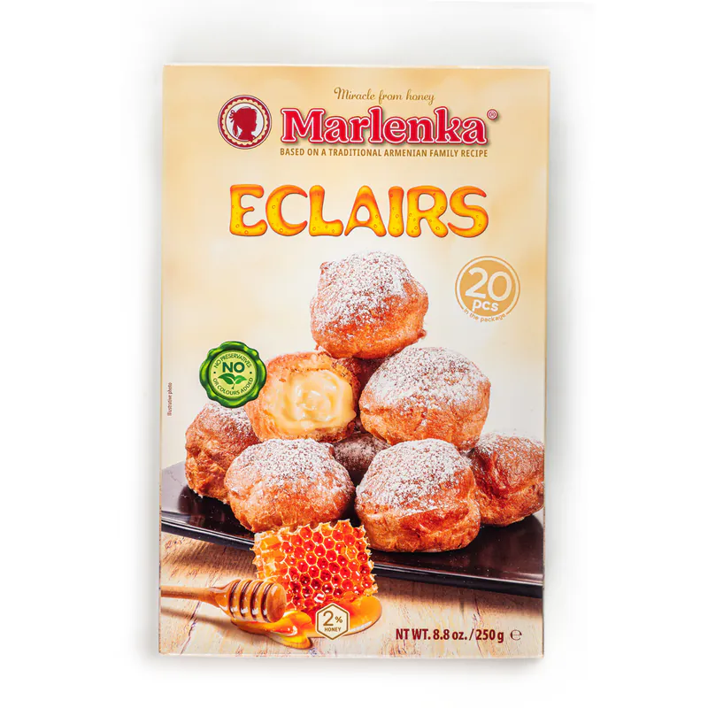 Prajitura Marlenka Eclaire cu vanilie