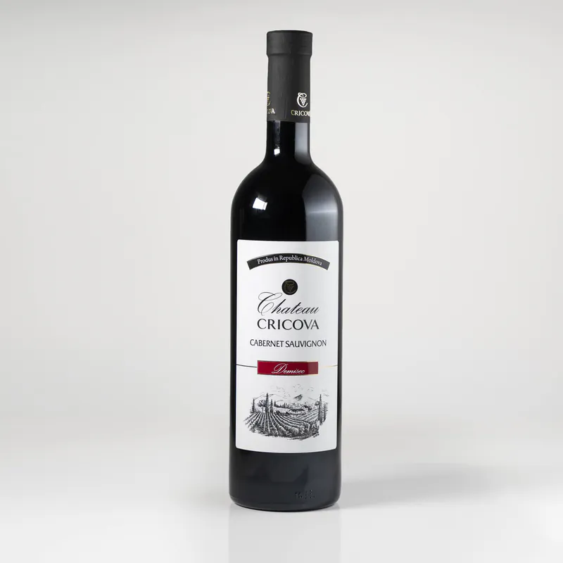 Cricova Cabernet Red semi-dry wine