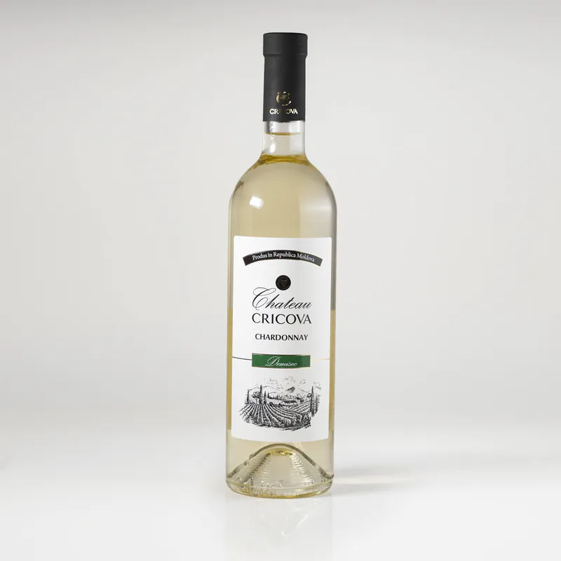 Cricova Chardonnay White Semi-Dry Wine