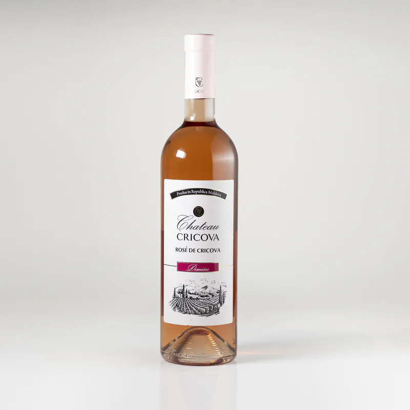 Cricova Rose semi-dry wine
