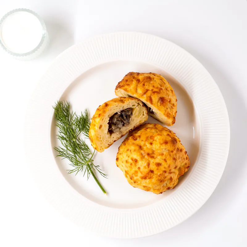 Potato Patties with Cheese and Mushrooms 100gr