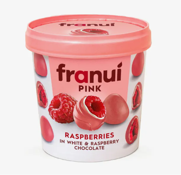 ZMEURA IN CIOCOLATA ALBA SI CIOCOLATA CU ZMEURA 150GR FR PINK