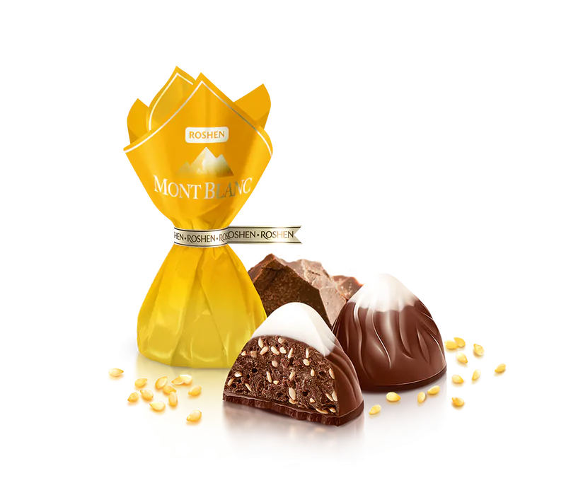 BOMBOANE MONT BLANC CU CIOCOLATĂ ȘI SUSAN /kg